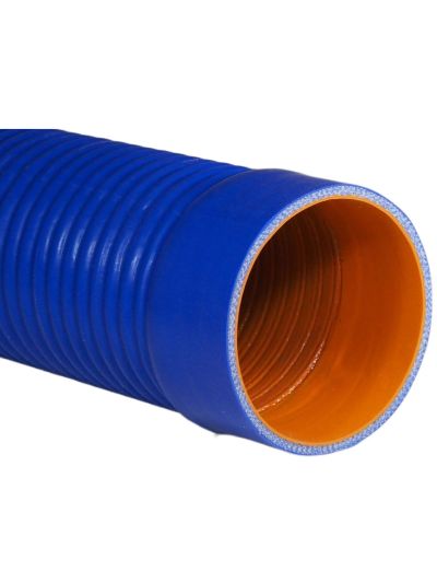 Патрубок гофрированный силикон усиленный D25, L400 (для жидкостей)